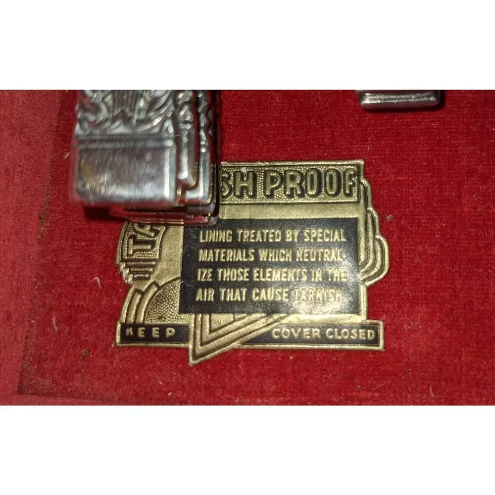 Community Vintage Incomplete Coronation Flatware Set Red Protective Lined Box